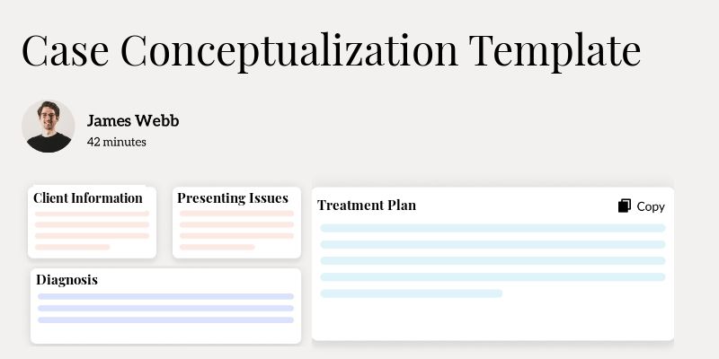 Case Conceptualization Template Template Hero Image