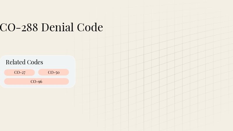 CO-288 Denial Code: Referral Missing