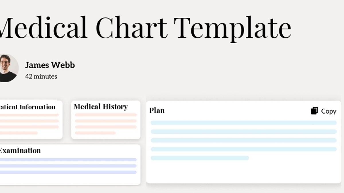 Medical Chart Template Hero Image