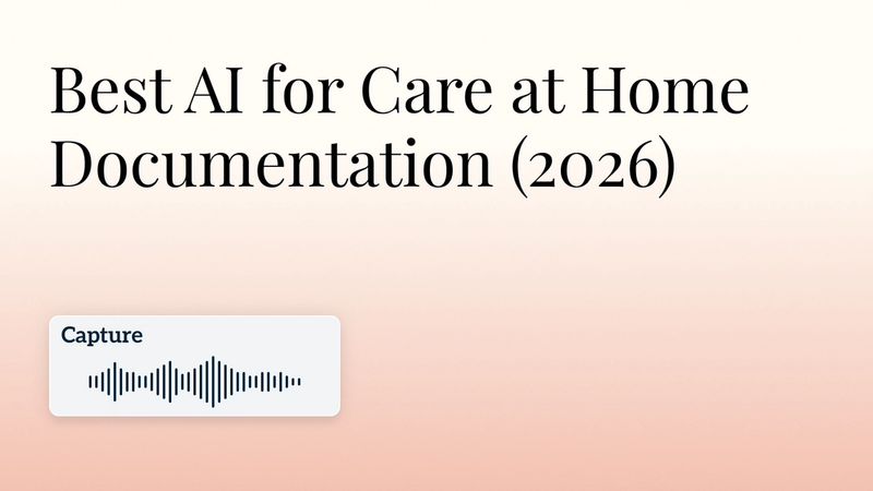 Best AI for Care at Home Documentation (2026) Hero Image