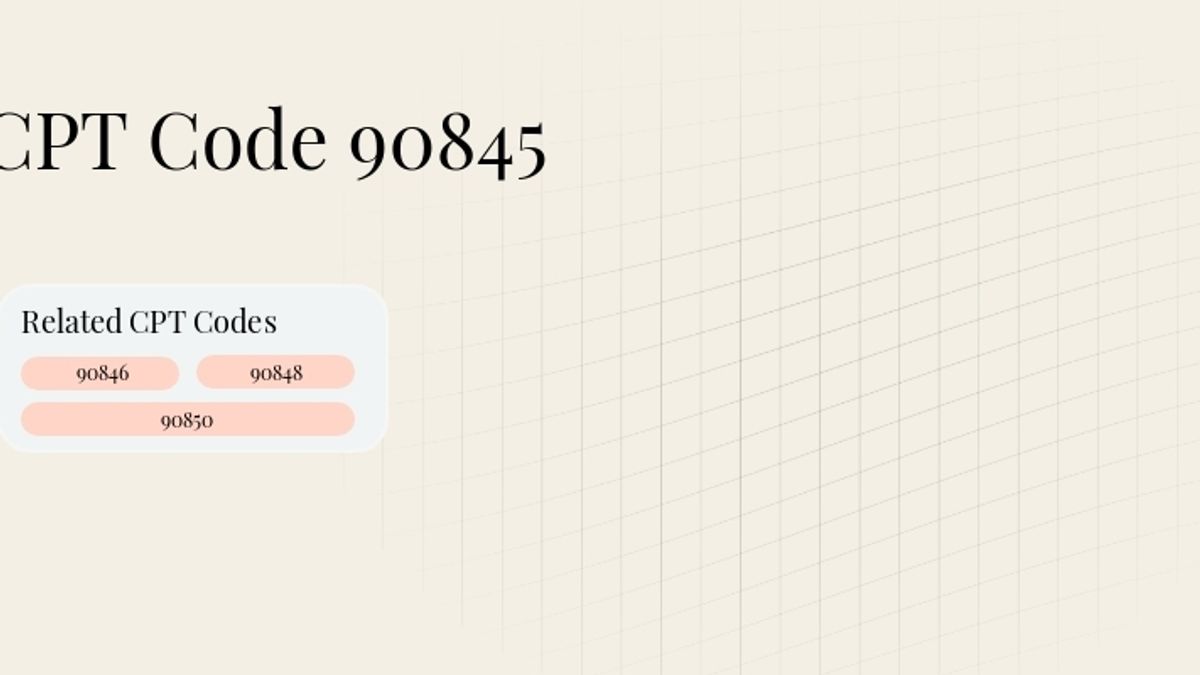 Header image for Code 90845