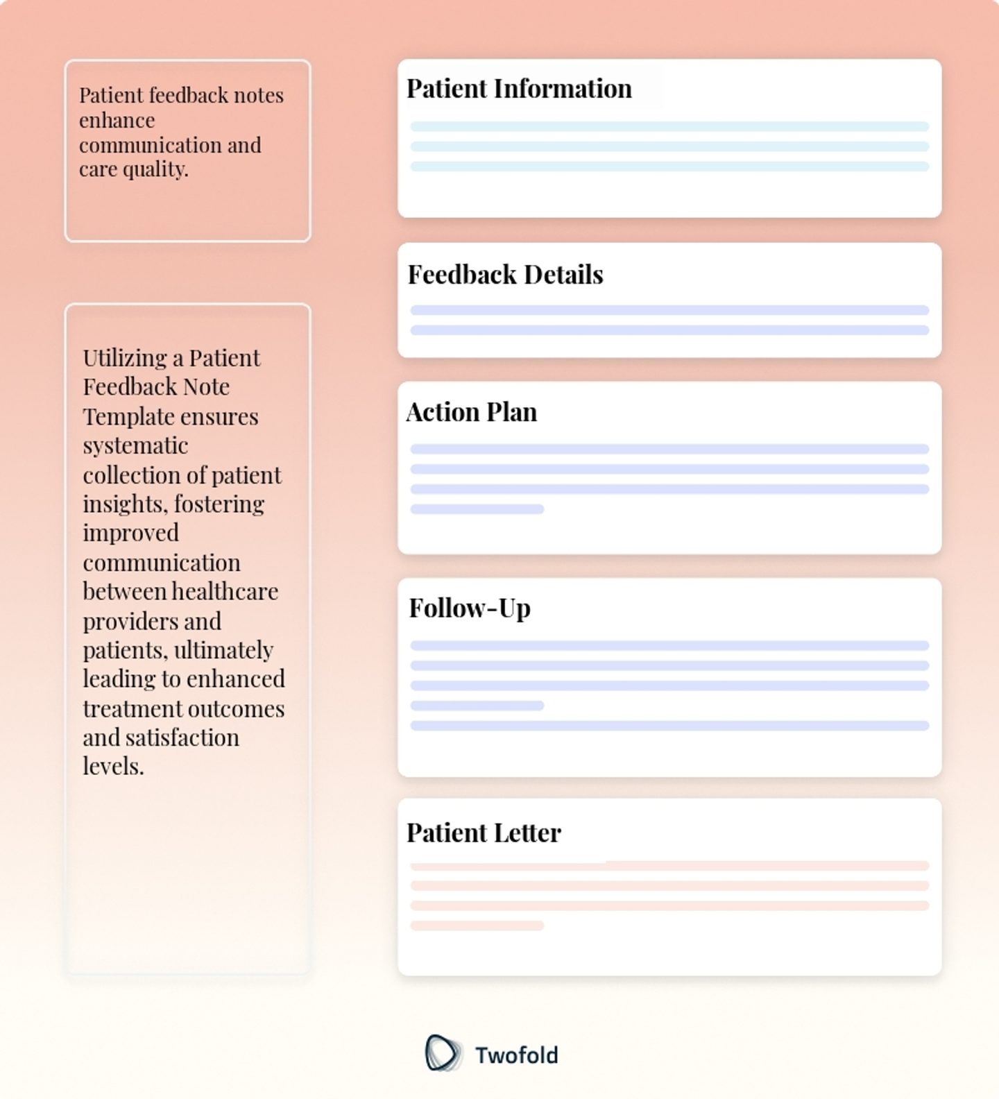 Key Components of Patient Feedback Note Template