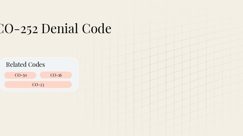 CO-252 Denial Code: Missing Documentation or Attachments