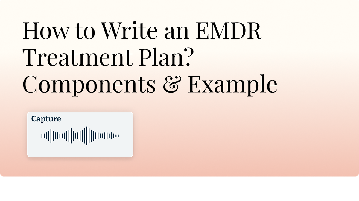 How to Write an EMDR Treatment Plan? Components & Example Hero Image
