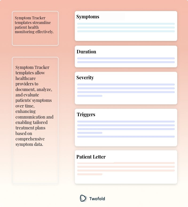 Key Components of Symptom Tracker Template