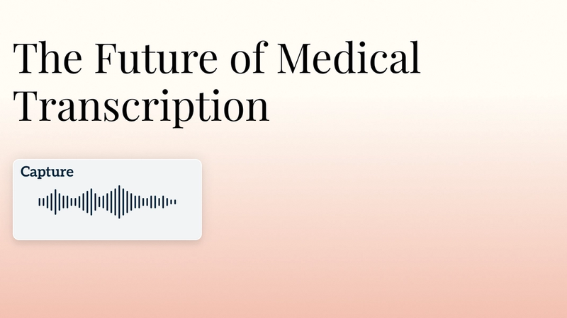 The Future of Medical Transcription Hero Image