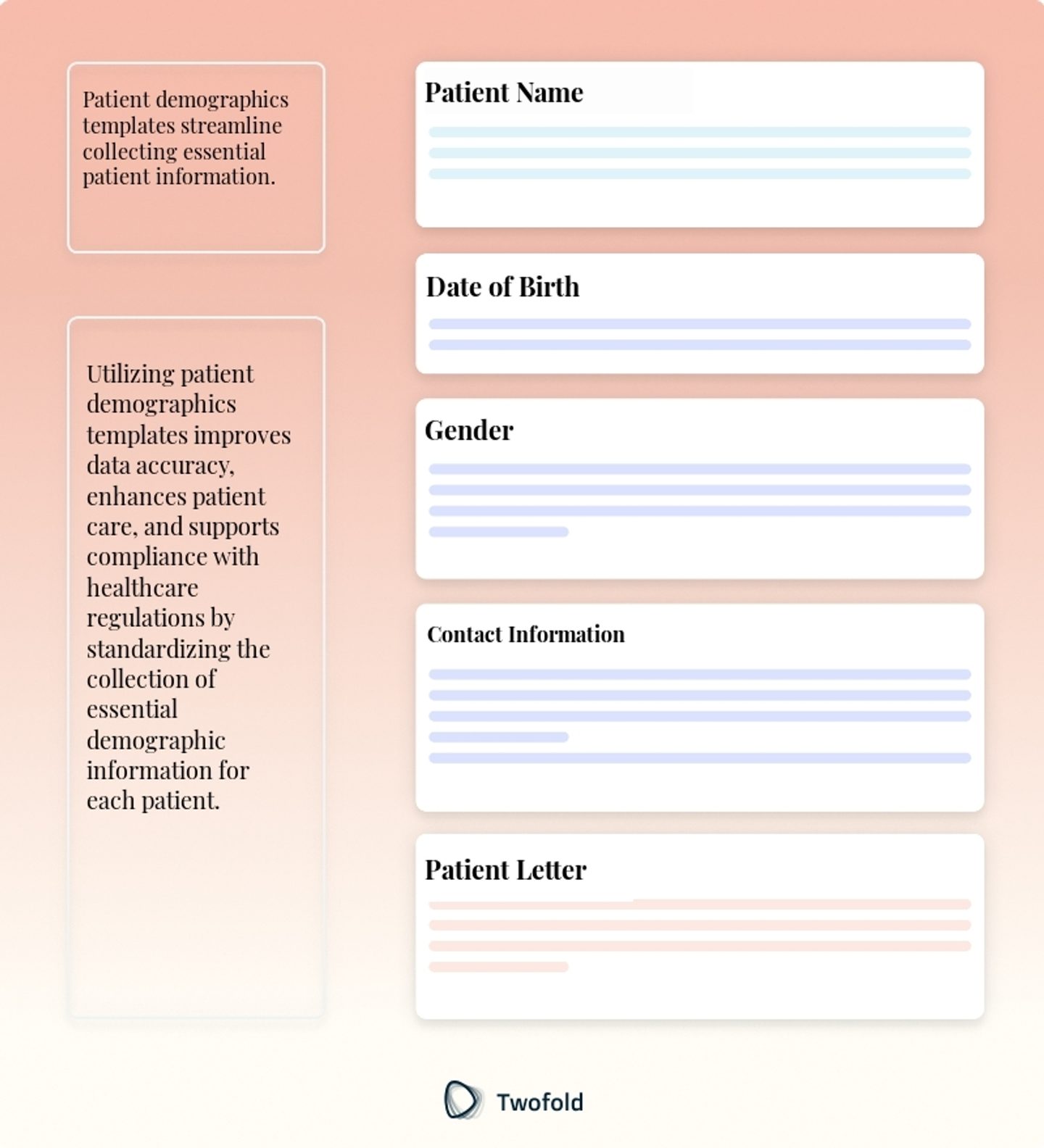 Key Components of Patient Demographics Template