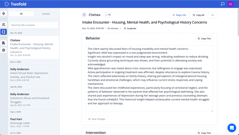 Twofold Best AI for Care at Home Documentation (2026)