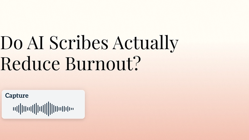 Do AI Scribes Actually Reduce Burnout? Hero Image