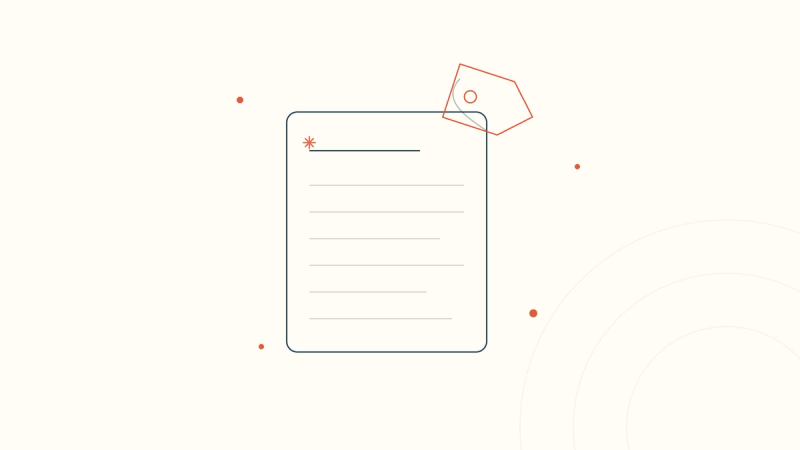 A clinical note with an AI spark and a price tag — a free AI notetaker for therapists, drawn in a minimal line-art style.