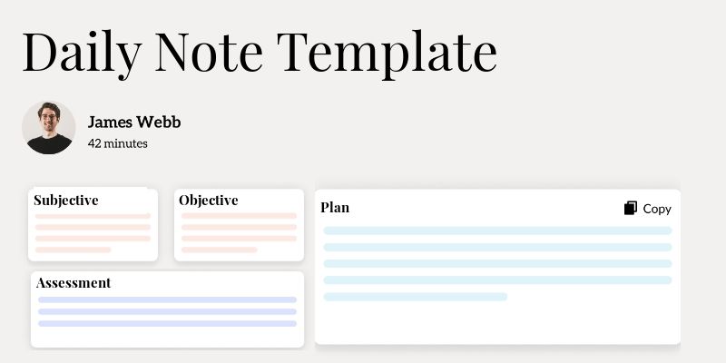 Daily Note Template Template Hero Image