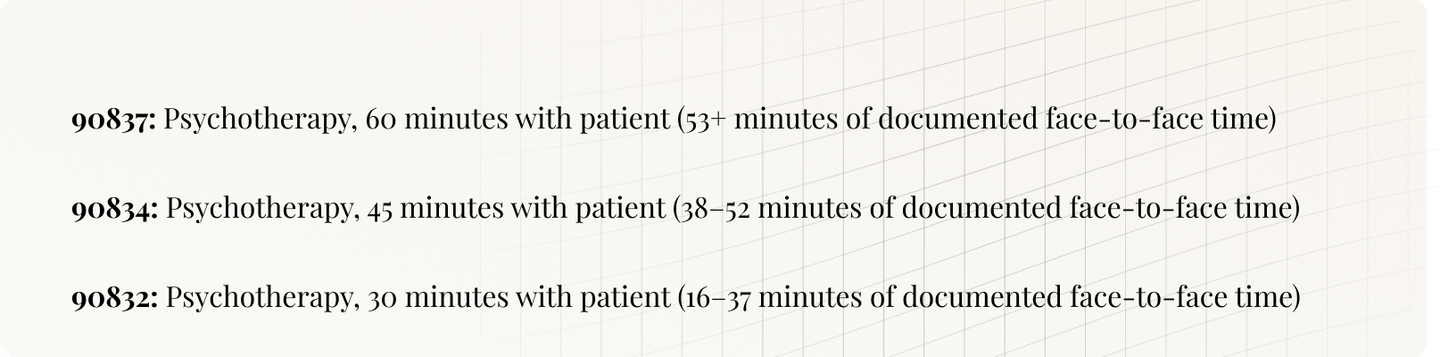 Similar CPT codes