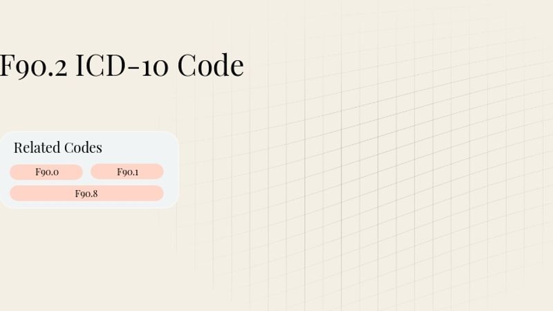 F90.2 ICD-10 Code: Attention-Deficit Hyperactivity Disorder, Combined Type