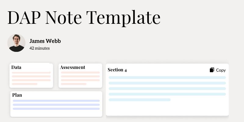 DAP Note Template Hero Image