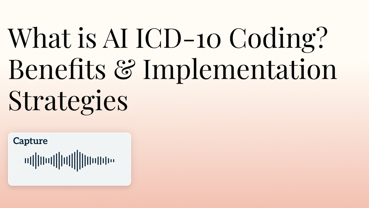What is AI ICD-10 Coding? Benefits & Implementation Strategies Hero Image