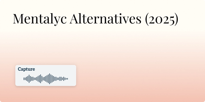 Mentalyc Alternatives (2025)