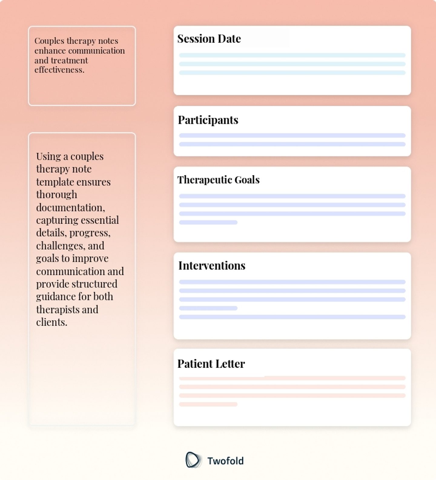 Key Components of Couples Therapy Note Template