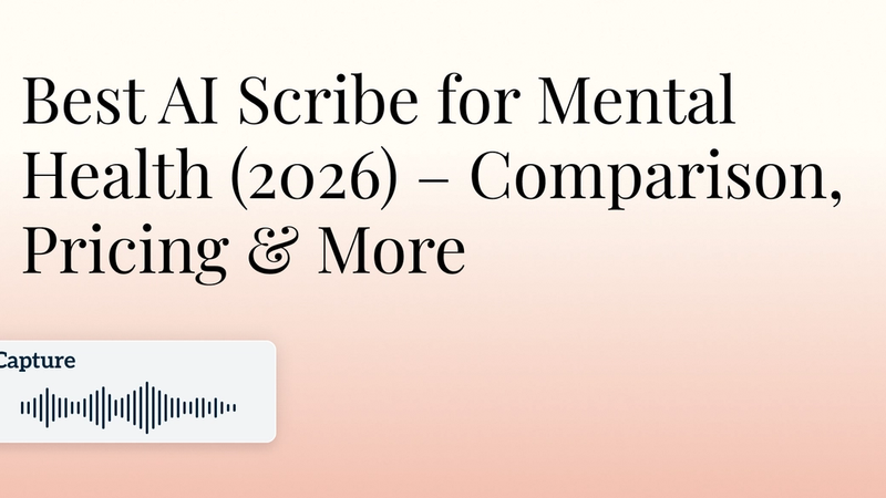 Twofold Health Top AI Scribe for Mental Health Hero Image