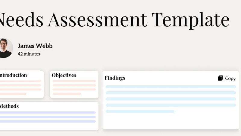 Needs Assessment Template Hero Image