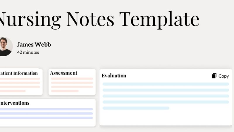 Nursing Notes Template Hero Image