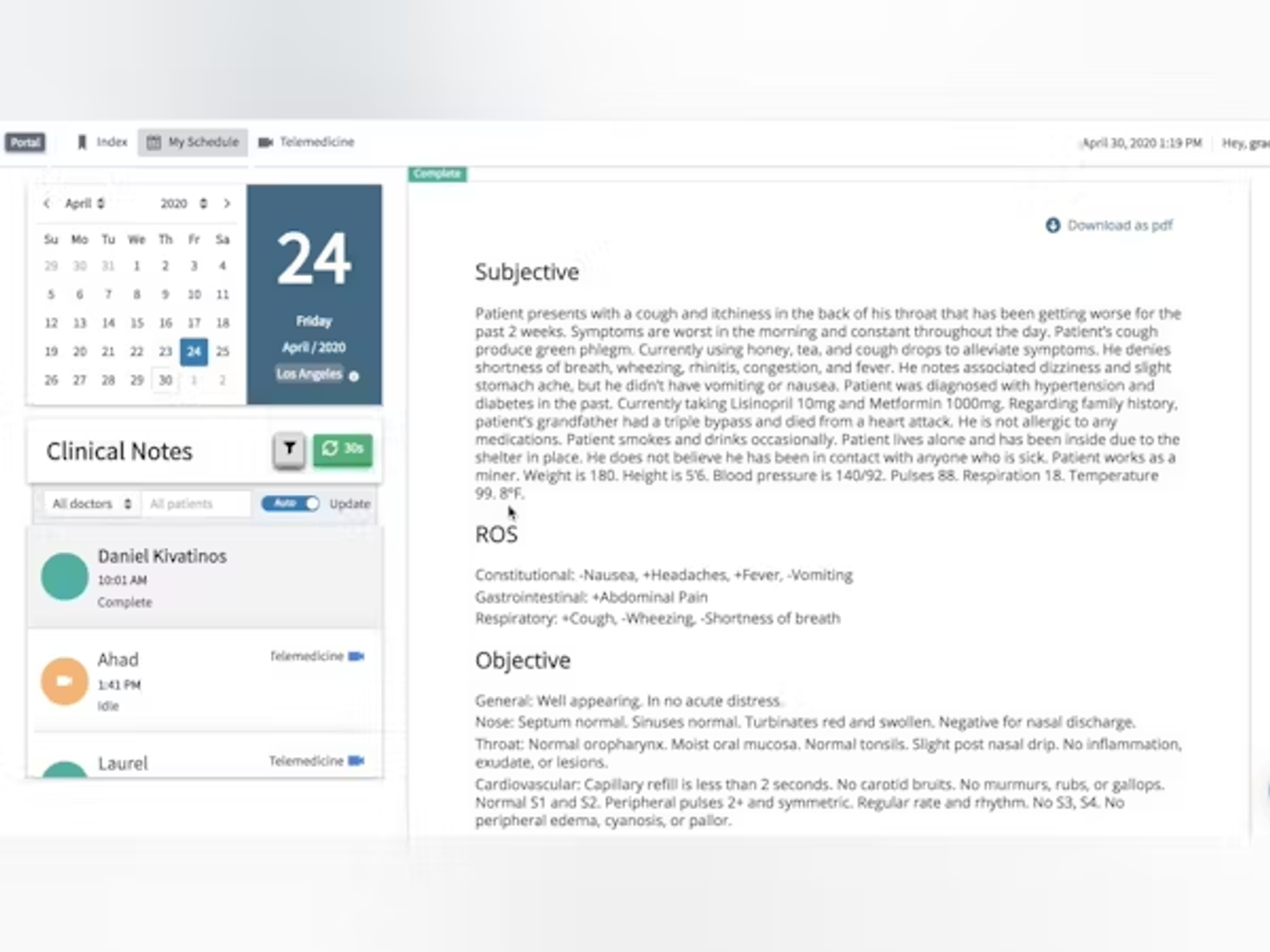 Deepscribe for family medicine
