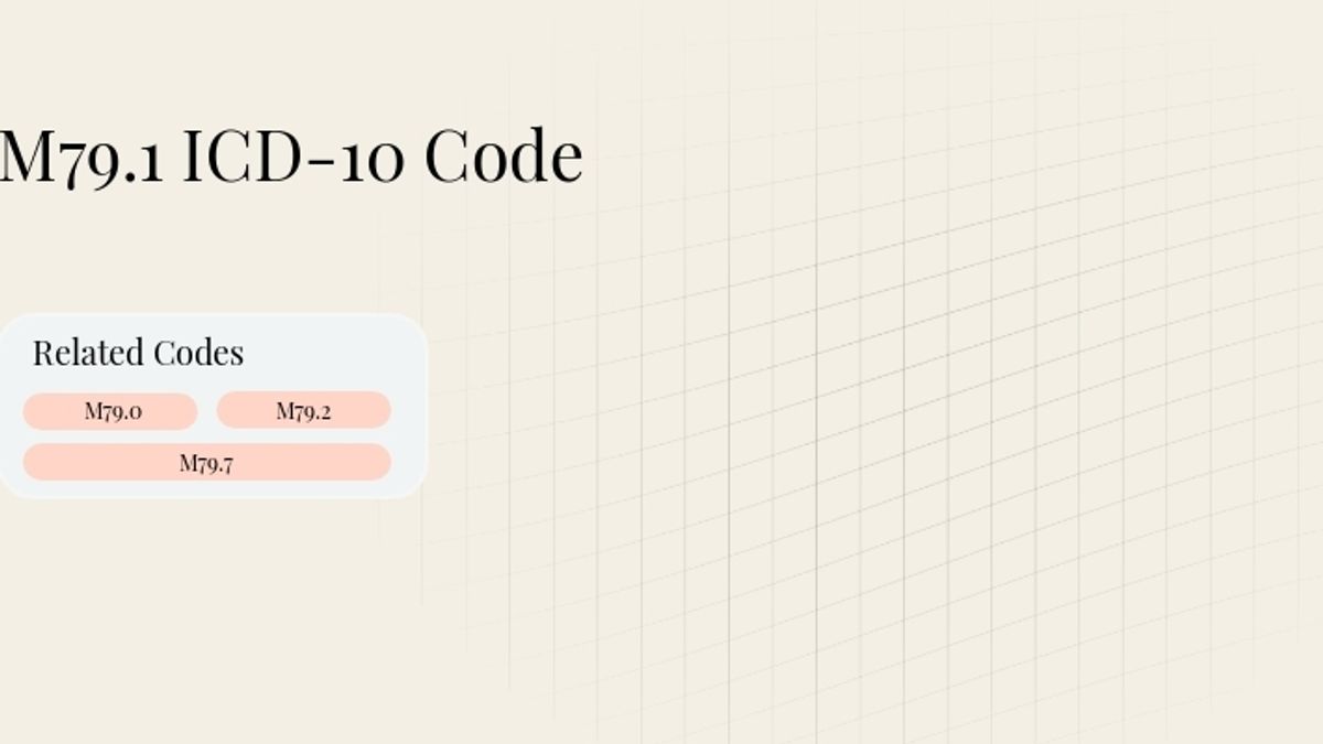 M79.1 ICD-10 Code: Myalgia