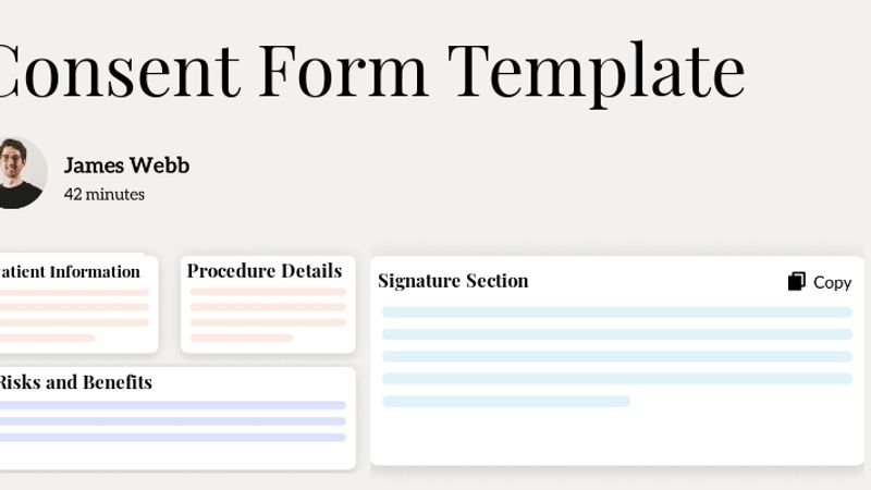 Consent Form Template Hero Image