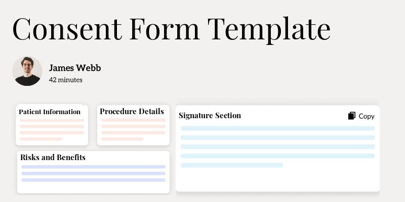 Consent Form Template Hero Image