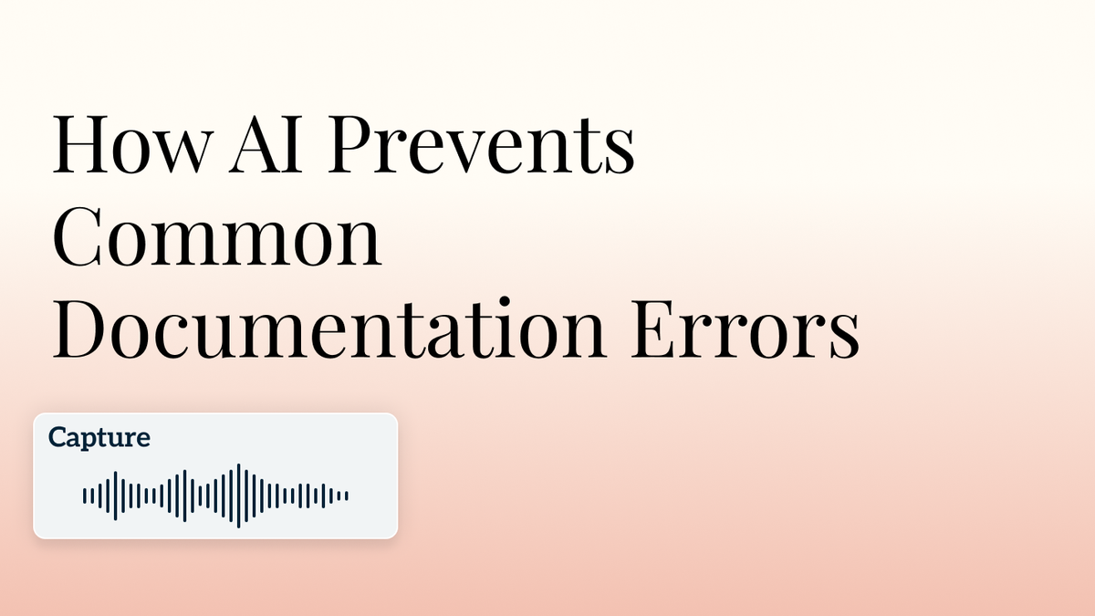 How AI Prevents Common Documentation Errors Hero Image