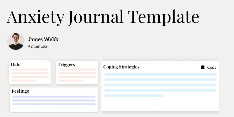 Anxiety Journal Template Hero Image