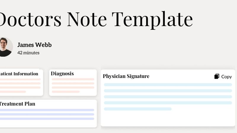 Doctors Note Template Hero Image