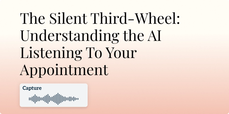 The Silent Third-Wheel: Understanding the AI Listening To Your Appointment Hero Image