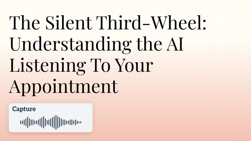 The Silent Third-Wheel: Understanding the AI Listening To Your Appointment Hero Image