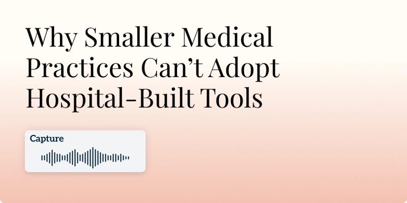 The Small Practice Tech Gap Hero Image