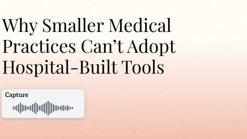 The Small Practice Tech Gap Hero Image