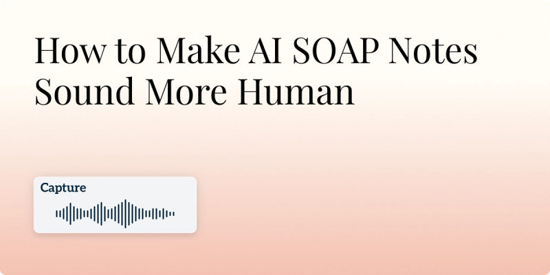 How to Make AI SOAP Notes Sound More Human Hero Image