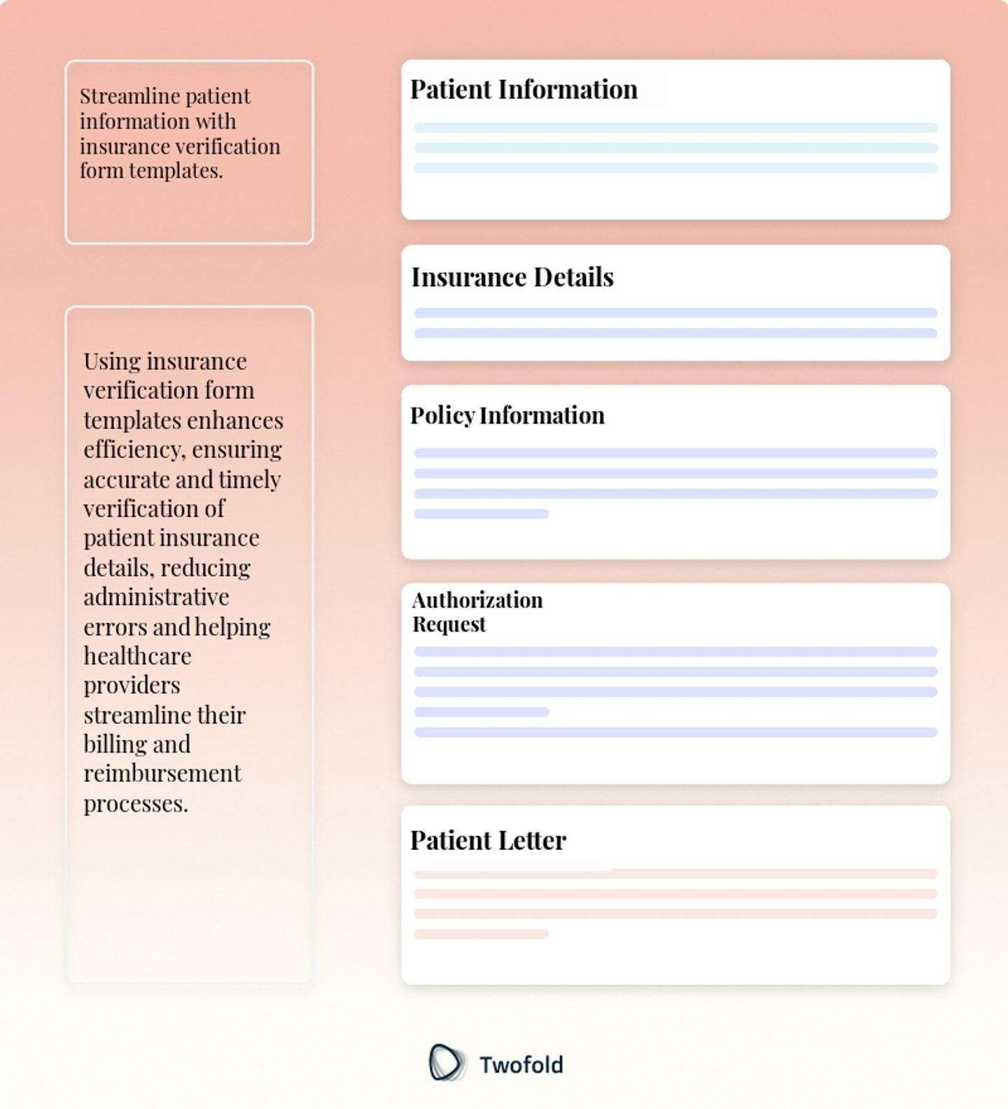 Key Components of Insurance Verification Form Template