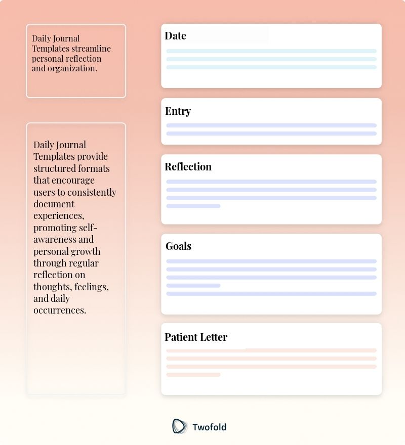 Key Components of Daily Journal Template