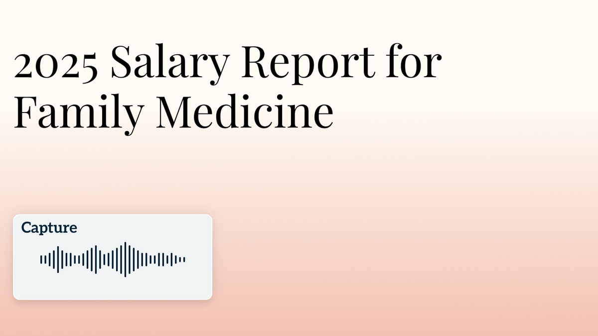 2025 Salary Report for Family Medicine Hero Image