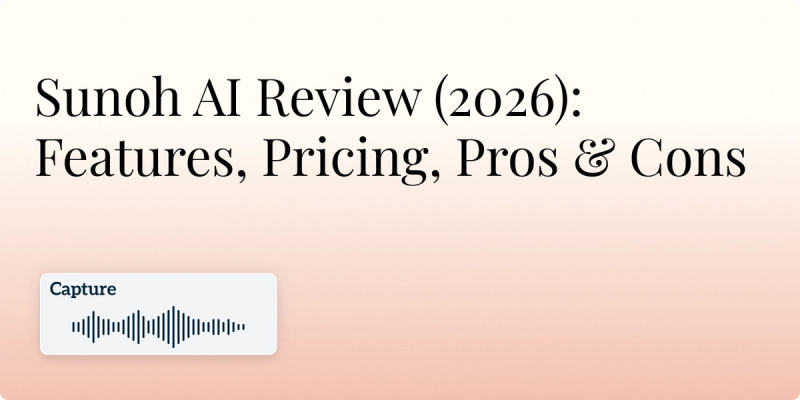 Sunoh AI Review