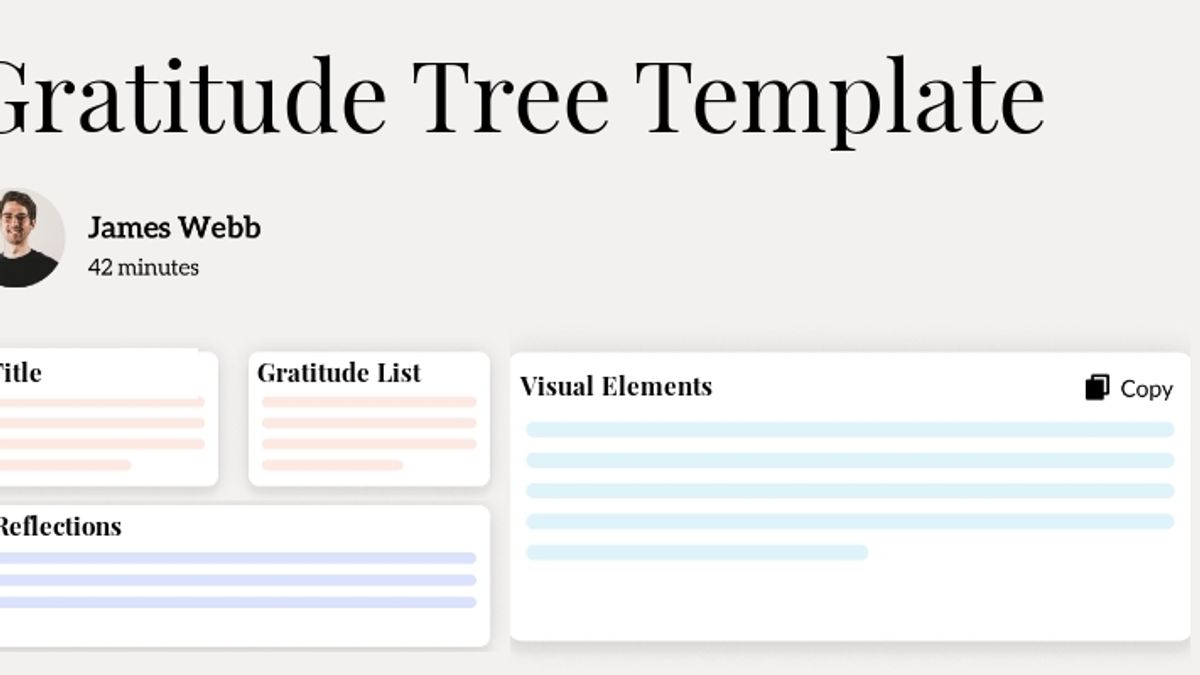 Gratitude Tree Template Hero Image