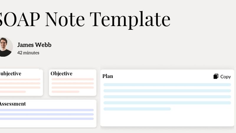 SOAP Note Template Hero Image