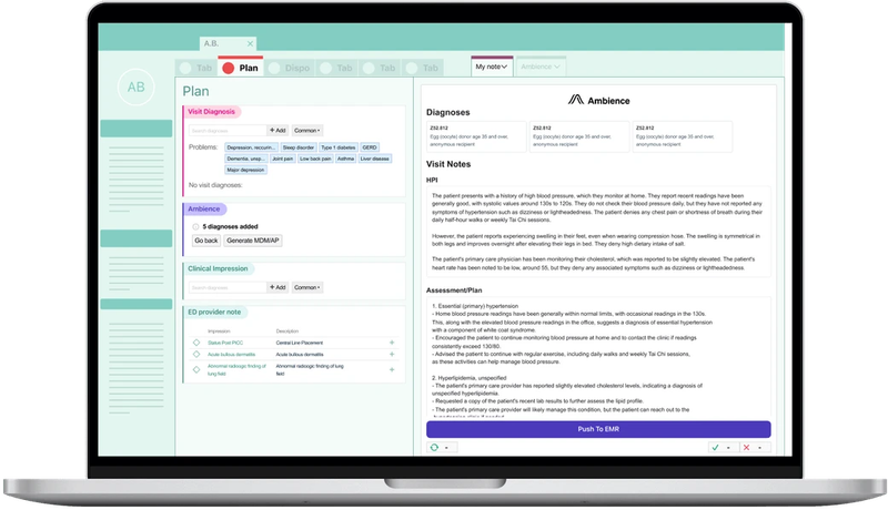 Ambience Healthcare AI scribe