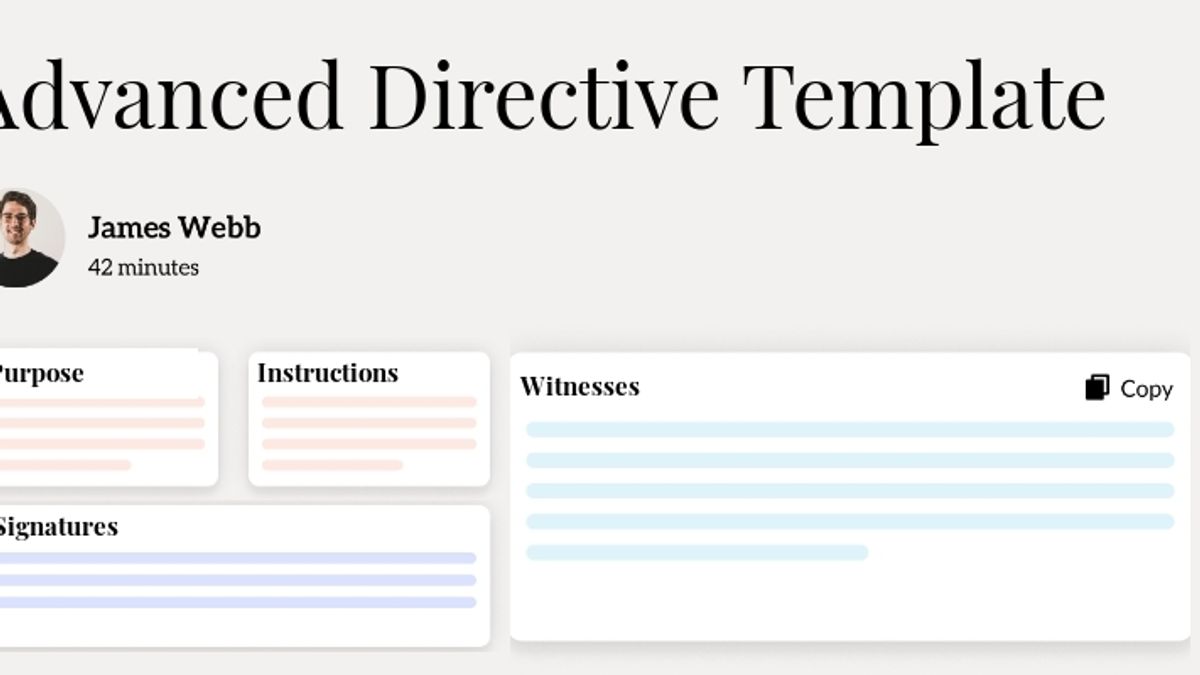 Use Advanced Directive Template template image