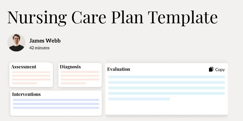 Nursing Care Plan Template Hero Image