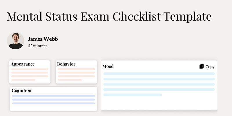 Mental Status Exam Checklist Template Template Hero Image