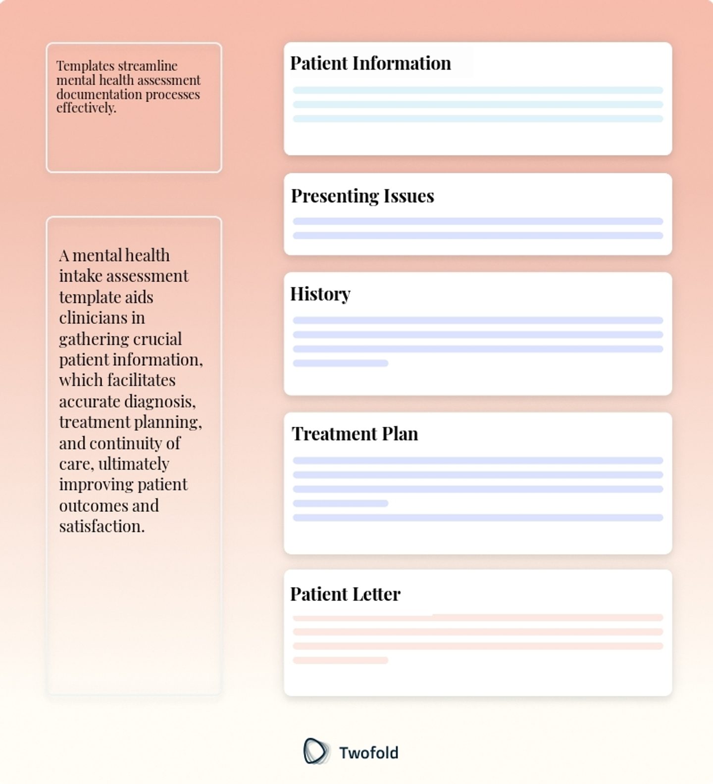 Key Components of Mental Health Intake Assessment Template