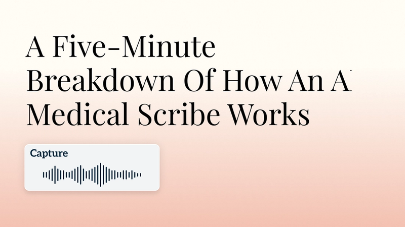 A Five-Minute Breakdown Of How An AI Medical Scribe Works Hero Image