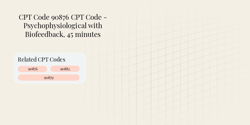 Header image for Code 90876 CPT Code - Psychophysiological with Biofeedback, 45 minutes