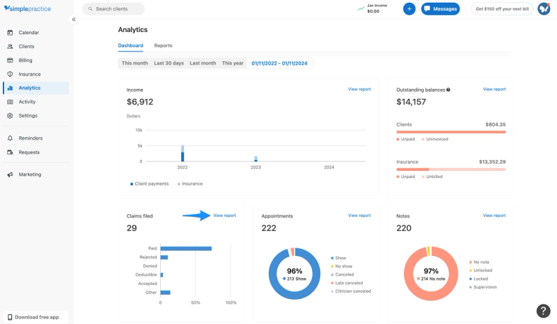 SimplePractice AI notes